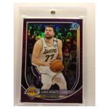 Luka Doncic 2025 Bowman Chrome red reptilian /199