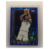 Anthony Edwards 2025 Topps Chrome blue raywave...