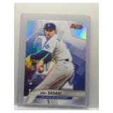 Roki Sasaki 2025 Bowman's Best rookie