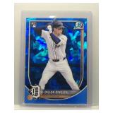 Dillon Dingler 2025 Bowman Chrome rookie blue...