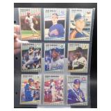 1989 Fleer Baseball Lot of 9