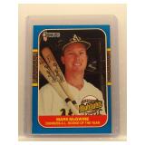 Mark McGwire 1987 Donruss Highlights Rookie