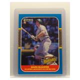 Mark McGwire 1987 Donruss Highlights Rookie
