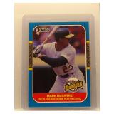 Mark McGwire 1987 Donruss Highlights Rookie