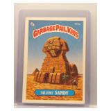 Silent Sandy 1986 Topps Garbage Pail Kids