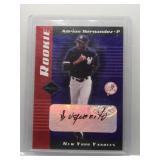 Adrian Hernandez 2001 Leaf Limited rookie auto