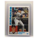Christian Yelich 2019 Topps '84 mojo
