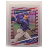 Javier Baez 2021 Donruss ref.
