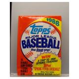 1988 Topps Baseball Sealed Wax Pack