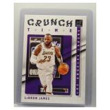 LeBron James 2021 Donruss Crunch Time