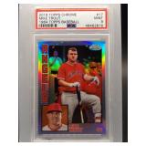 Mike Trout 2019 Topps Chrome 1984 PSA 9