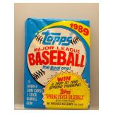 1989 Topps Baseball Sealed Wax Pack