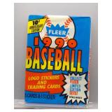 1990 Fleer Baseball Sealed Wax Pack