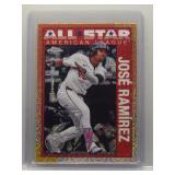 Jose Ramirez 2025 Topps '90 Chrome All-Star mojo