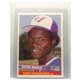 Tony Fernandez 1984 Donruss rookie