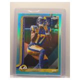 Davante Adams 2025 Topps Chrome aqua ref. /299