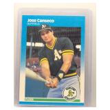 Jose Canseco 1987 Fleer