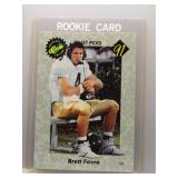 Brett Favre 1991 Classic Draft Picks Rookie