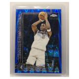 Anthony Edwards 2025 Topps Chrome blue raywave...