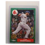 J.D. Martinez 2022 Topps '87 Chrome green mojo