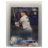 Tyler Wade 2018 Topps Chrome rookie auto