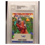 Romeo Doubs 2022 Pro Set Prospect auto ice /1