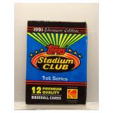 1991 Stadium Club Series 1 Baseball Sealed Pack