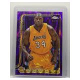 Shaquille O'Neal 2025 Topps Chrome purple...