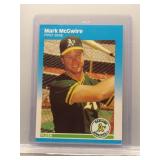 Mark McGwire 1987 Fleer Rookie