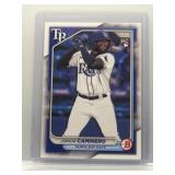 Junior Caminero 2024 Bowman rookie