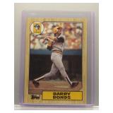 Barry Bonds 1987 Topps Rookie