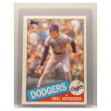 Orel Hershiser 1985 Topps Rookie