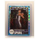 Victor Wembanyama 2023 Hoops Teal Rookie - Creases