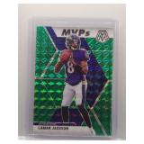 Lamar Jackson 2020 Mosaic MVPs green mosaic