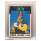 Jose Canseco 1986 Topps Traded Rookie