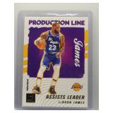 LeBron James 2021 Donruss Production Line
