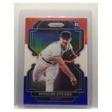 Spencer Strider 2022 Prizm rookie r/w/b ref.