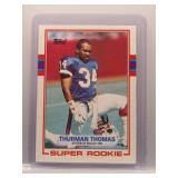 Thurman Thomas 1989 Topps Super Rookie