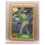 Mark McGwire 1987 Topps Rookie