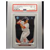 Mookie Betts 2014 1st Bowman Chrome PSA 8