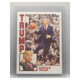 Donald Trump basketball promo 1984 Topps style
