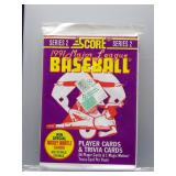 1991 Score Series 2 Baseball Sealed Pack