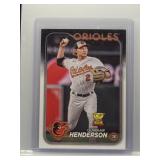Gunnar Henderson 2024 Topps Rookie Cup