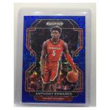 Anthony Edwards 2022 Prizm DP blue disco
