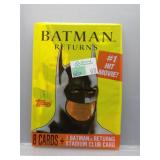 1991 Topps Batman Returns Sealed Pack