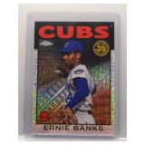 Ernie Banks 2021 Topps '86 Chrome mojo