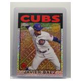 Javier Baez 2021 Topps '86 Chrome mojo