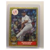 Mariano Rivera 2022 Topps '87 Chrome gold mojo