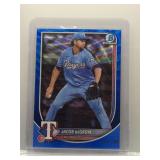 Jacob DeGrom 2025 Bowman Chrome blue wave /150