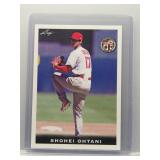 Shohei Ohtani 2018 Leaf Rookie pitching